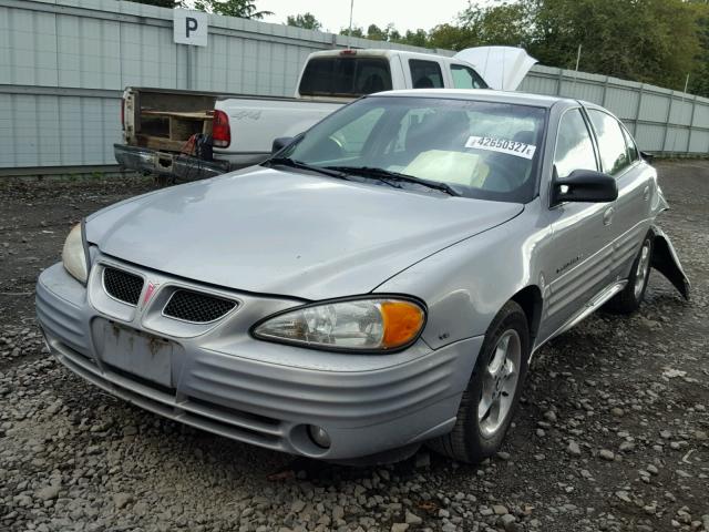 1G2NF52E1YM818114 - 2000 PONTIAC GRAND AM S SILVER photo 2