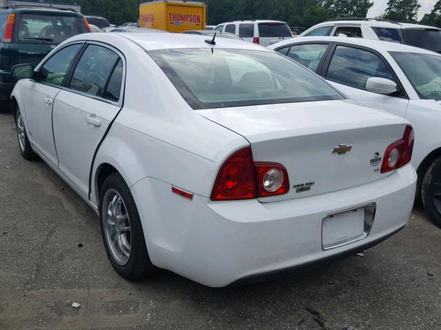 1G1ZG57B894139606 - 2009 CHEVROLET MALIBU LS 白色 照片 3