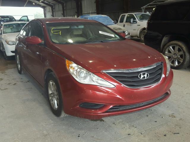 5NPEB4AC0BH109161 - 2011 HYUNDAI SONATA GLS RED photo 1