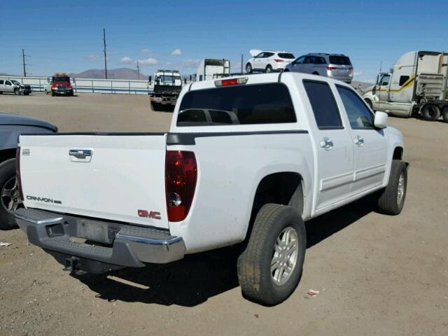 1GTH6MFE3C8109151 - 2012 GMC CANYON SLE WHITE photo 4