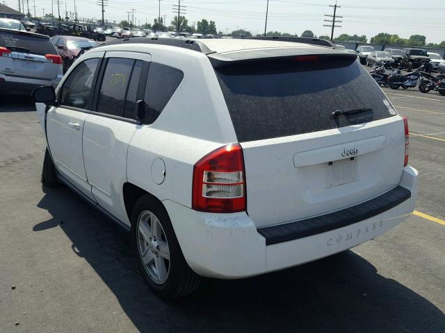 1J4NT4FBXAD631825 - 2010 JEEP COMPASS SP WHITE photo 3