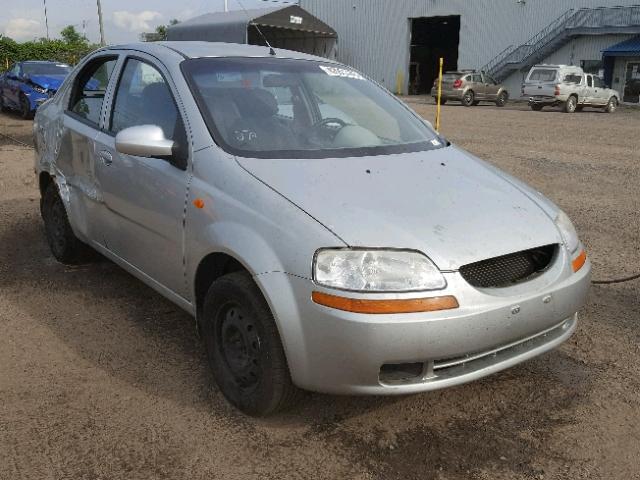 KL1TJ52644B206089 - 2004 CHEVROLET AVEO LS SILVER photo 1
