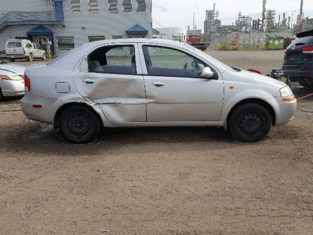 KL1TJ52644B206089 - 2004 CHEVROLET AVEO LS SILVER photo 9