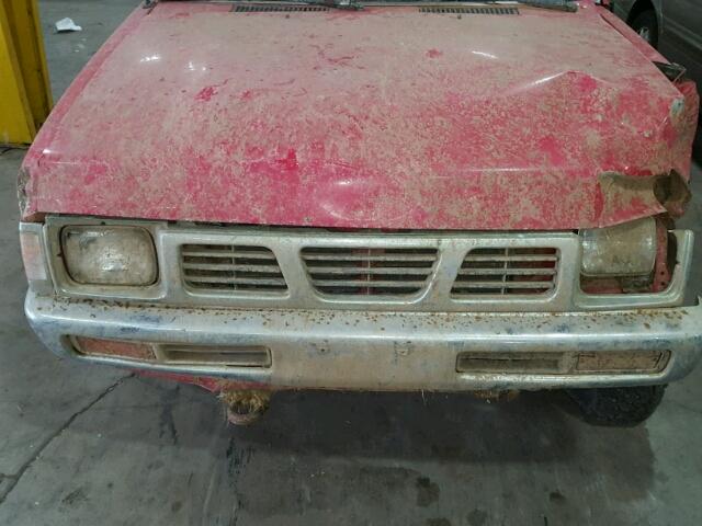 1N6SD16Y6TC326210 - 1996 NISSAN TRUCK KING RED photo 7