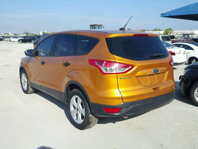 1FMCU0F7XGUA04240 - 2016 FORD ESCAPE ORANGE photo 3