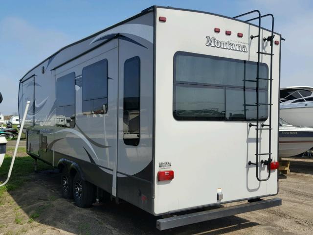 4YDF30524FA740985 - 2015 KEYSTONE MONTANA BROWN photo 3