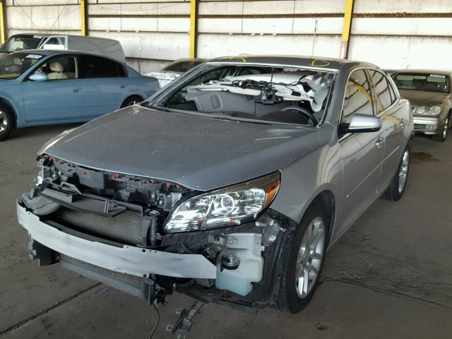 1G11C5SL4FF137053 - 2015 CHEVROLET MALIBU 1LT ვერცხლისფერი ფოტო 2