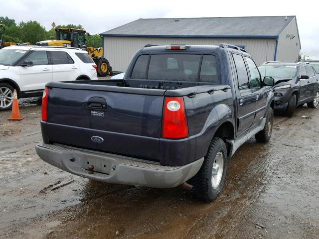 1FMZU67E61UA15205 - 2001 FORD EXPLORER S BLUE photo 4