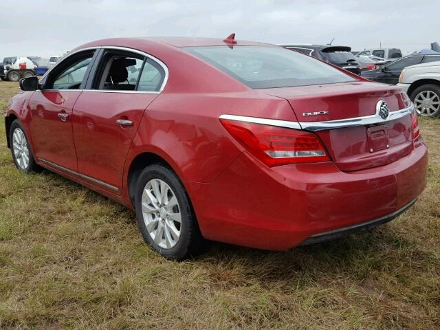 1G4GB5GR7EF206796 - 2014 BUICK LACROSSE RED photo 3