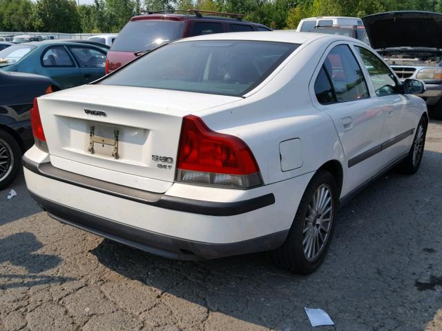 YV1RS58D432251094 - 2003 VOLVO S60 2.4T WHITE photo 4