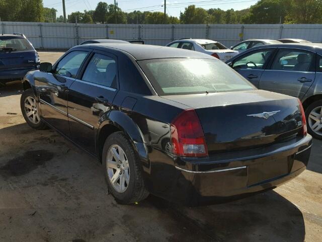 2C3KA53G26H240591 - 2006 CHRYSLER 300 BLACK photo 3