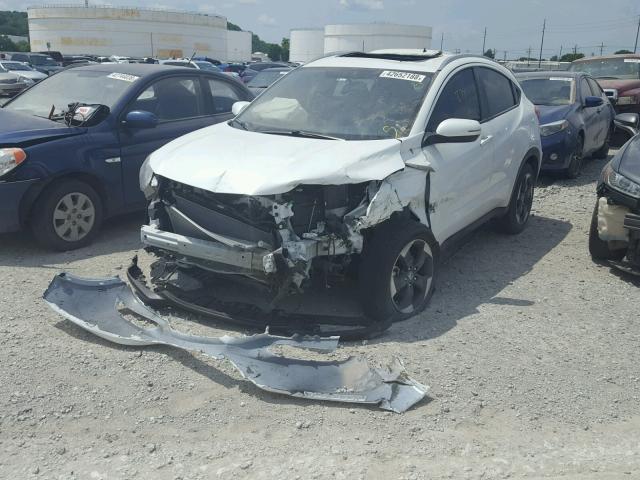 3CZRU6H77JM712899 - 2018 HONDA HR-V EXL WHITE photo 2