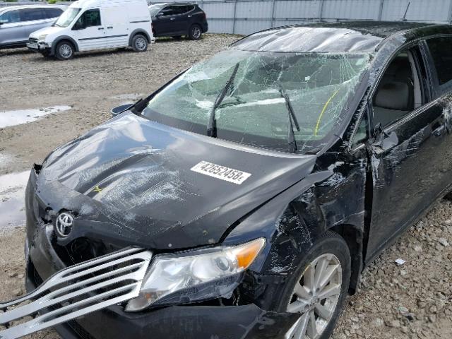 4T3BA3BB4AU014275 - 2010 TOYOTA VENZA BASE BLACK photo 9