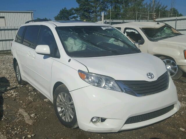 5TDYK3DC3DS319222 - 2013 TOYOTA SIENNA XLE WHITE photo 1