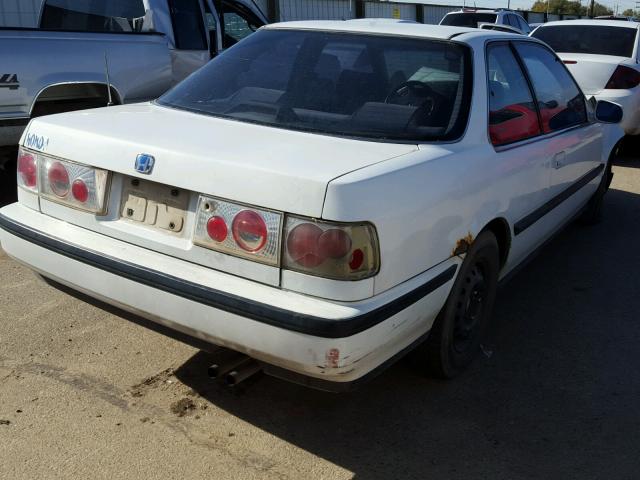 1HGCB7255MA000389 - 1991 HONDA ACCORD LX WHITE photo 4