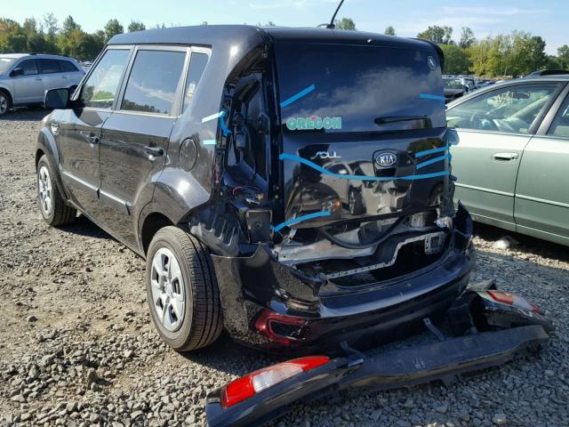 KNDJT2A51C7745644 - 2012 KIA SOUL BLACK photo 3