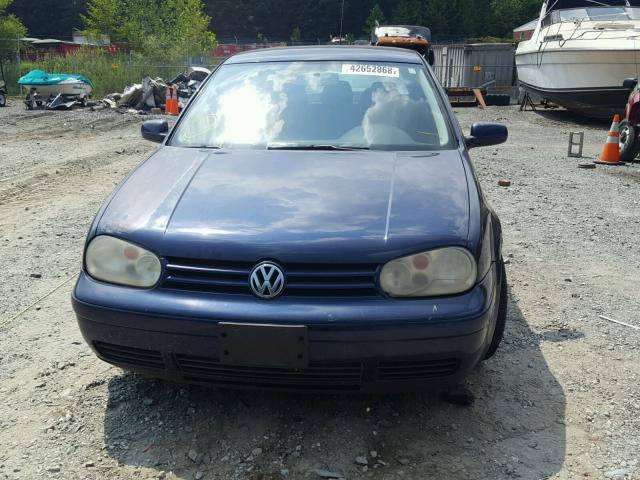 9BWGK61JX24006926 - 2002 VOLKSWAGEN GOLF GLS BLUE photo 9