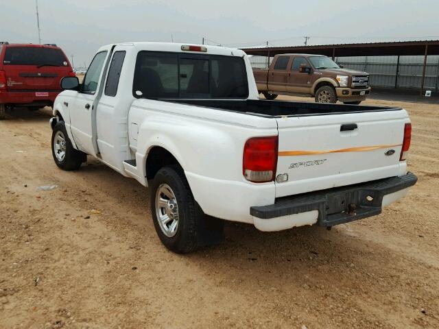 1FTYR14C5YPA26700 - 2000 FORD RANGER SUP WHITE photo 3