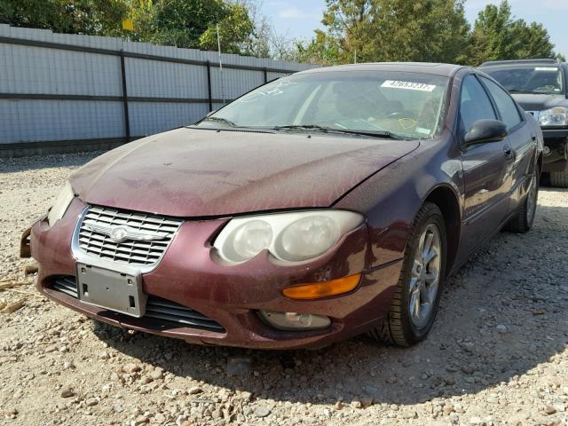 2C3HE66GXXH829955 - 1999 CHRYSLER 300M BURGUNDY photo 2