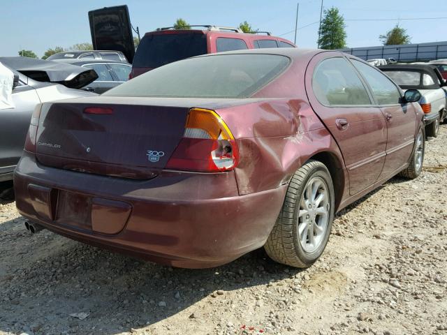 2C3HE66GXXH829955 - 1999 CHRYSLER 300M BURGUNDY photo 4