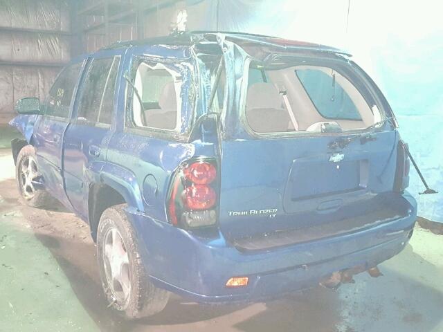 1GNDT13S662195747 - 2006 CHEVROLET TRAILBLAZE BLUE photo 3