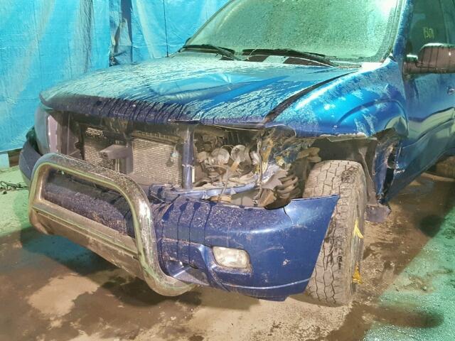 1GNDT13S662195747 - 2006 CHEVROLET TRAILBLAZE BLUE photo 9