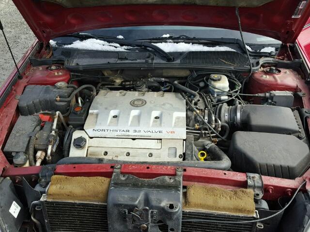 1G6KD54Y21U167029 - 2001 CADILLAC DEVILLE RED photo 7