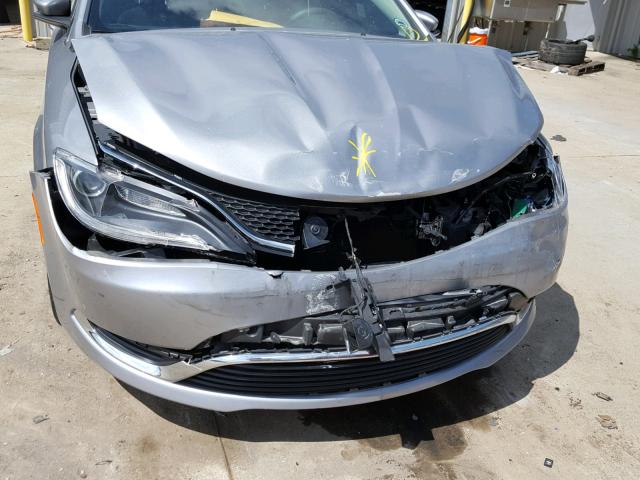 1C3CCCAB2GN168164 - 2016 CHRYSLER 200 LIMITE SILVER photo 9