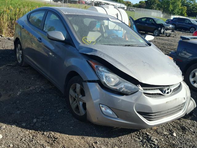 KMHDH4AE8CU411926 - 2012 HYUNDAI ELANTRA SILVER photo 1