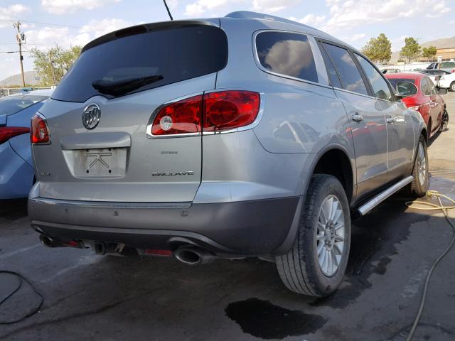 5GAKRCED2CJ218291 - 2012 BUICK ENCLAVE SILVER photo 4