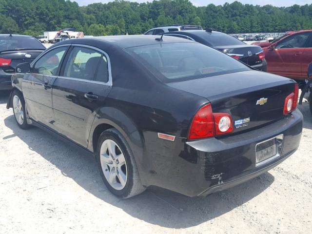 1G1ZB5EB9A4116101 - 2010 CHEVROLET MALIBU LS შავი ფოტო 3