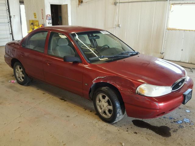 3FAFP6638YM106754 - 2000 FORD CONTOUR SE RED photo 1