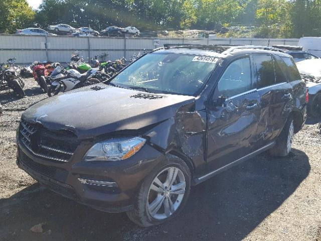 4JGDA5HB4DA175803 - 2013 MERCEDES-BENZ ML 350 4MA BROWN photo 2