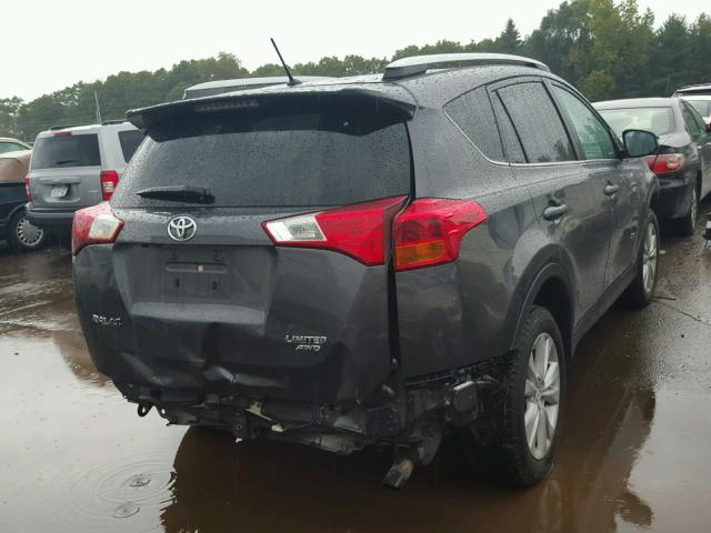 2T3DFREV9DW095149 - 2013 TOYOTA RAV4 GRAY photo 4