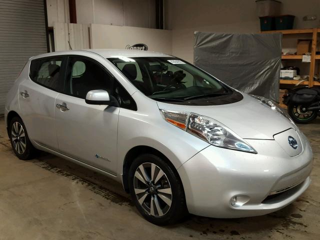 1N4BZ0CP7GC310958 - 2016 NISSAN LEAF SV SILVER photo 1