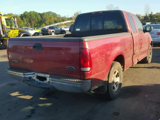 2FTZX17231CA40857 - 2001 FORD F150 MAROON photo 4