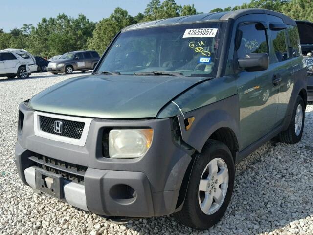 5J6YH28563L043410 - 2003 HONDA ELEMENT GREEN photo 2