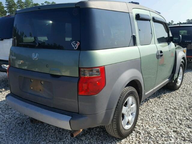 5J6YH28563L043410 - 2003 HONDA ELEMENT GREEN photo 4