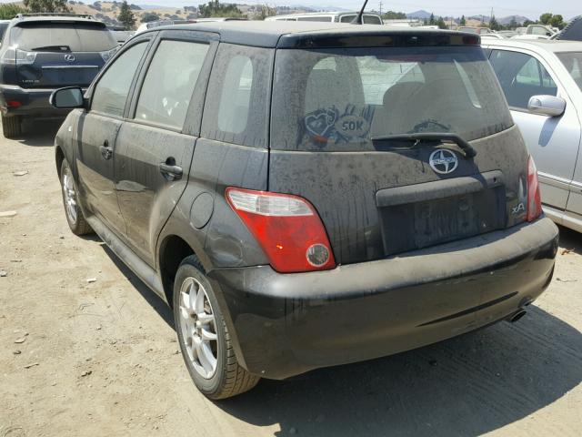 JTKKT624460143280 - 2006 TOYOTA SCION XA შავი ფოტო 3