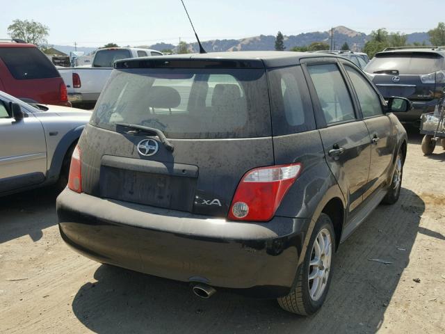 JTKKT624460143280 - 2006 TOYOTA SCION XA შავი ფოტო 4