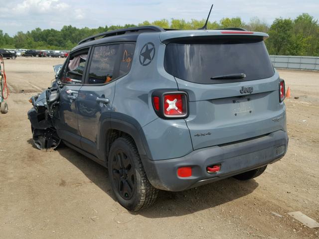 ZACCJBCB4HPF70379 - 2017 JEEP RENEGADE T BLUE photo 3