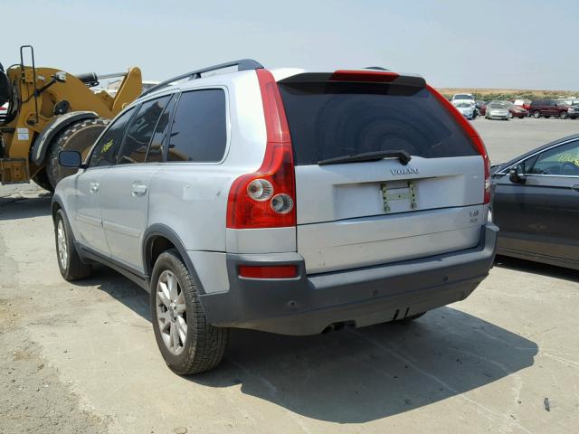 YV1CZ852351197589 - 2005 VOLVO XC90 V8 SILVER photo 3