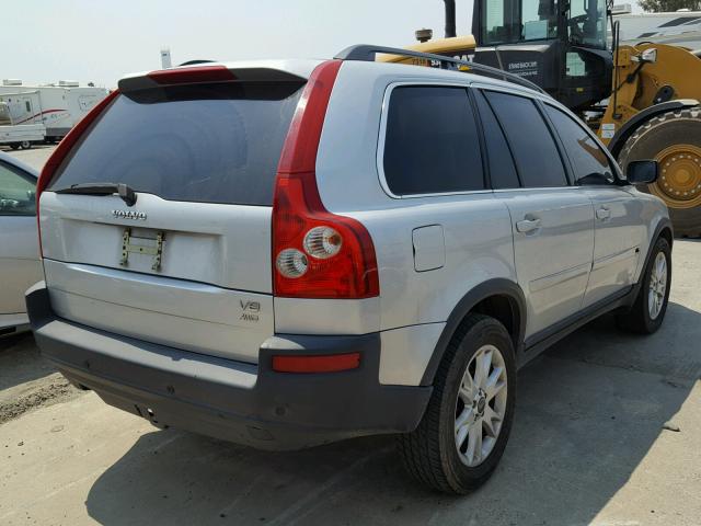 YV1CZ852351197589 - 2005 VOLVO XC90 V8 SILVER photo 4