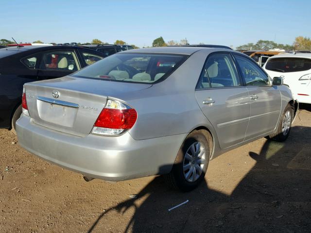 4T1BE32K46U151513 - 2006 TOYOTA CAMRY LE SILVER photo 4