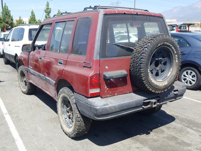 2CNBJ1361T6926247 - 1996 GEO TRACKER MAROON photo 3