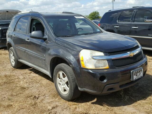 2CNDL13F686340606 - 2008 CHEVROLET EQUINOX BLACK photo 1