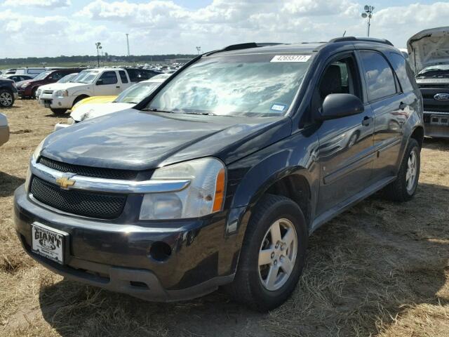 2CNDL13F686340606 - 2008 CHEVROLET EQUINOX BLACK photo 2