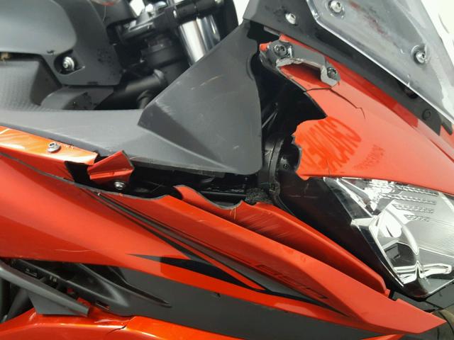 JKAEXEJ19HDA01154 - 2017 KAWASAKI EX650 J ნარინჯისფერი ფოტო 18