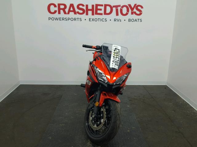 JKAEXEJ19HDA01154 - 2017 KAWASAKI EX650 J ნარინჯისფერი ფოტო 2