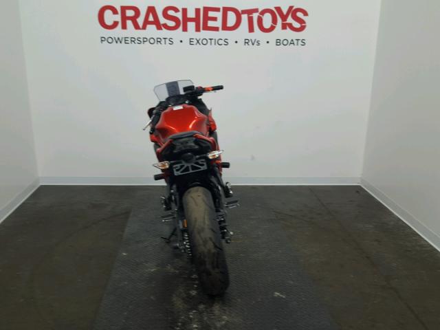 JKAEXEJ19HDA01154 - 2017 KAWASAKI EX650 J ნარინჯისფერი ფოტო 4